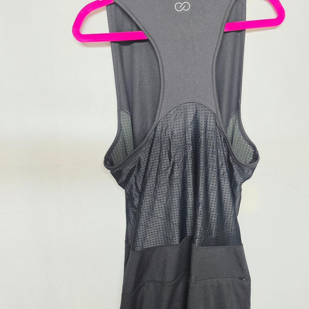 CALIA Perf Sleeveless Dress Womens Small Pure Black Golf Tennis Racerback NWT - Picture 6 of 14